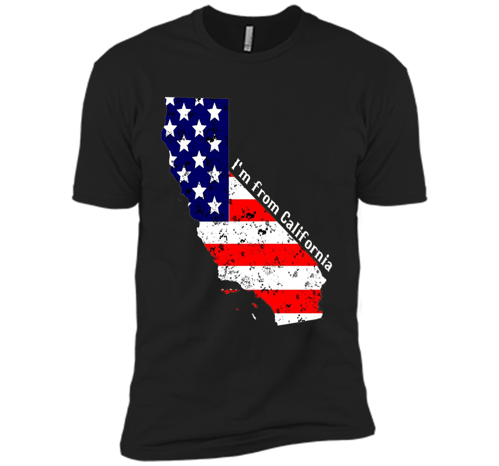 Proud of California USA flag Independence day Tshirt