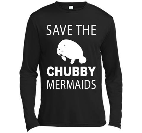 Women's Save The Chubby Mermaids Manatees Apparel T-Shirt