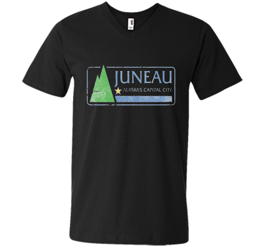 City Flag of Juneau Alaska Travel T Shirt