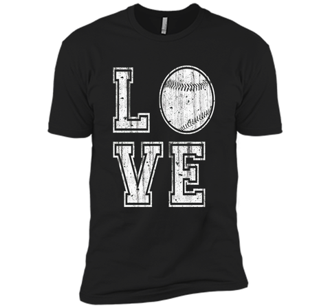 I Love Baseball Ball T Shirt Baseball Gift for Mom Dad Fan