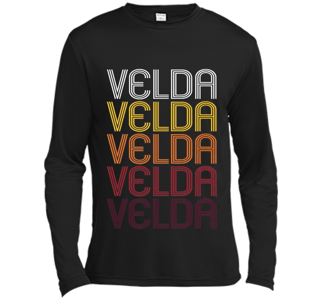 Velda Retro Wordmark Pattern - Vintage Style T-shirt