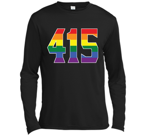 415 Area Code San Francisco CA Gay Pride LGBT Rainbow Shirt