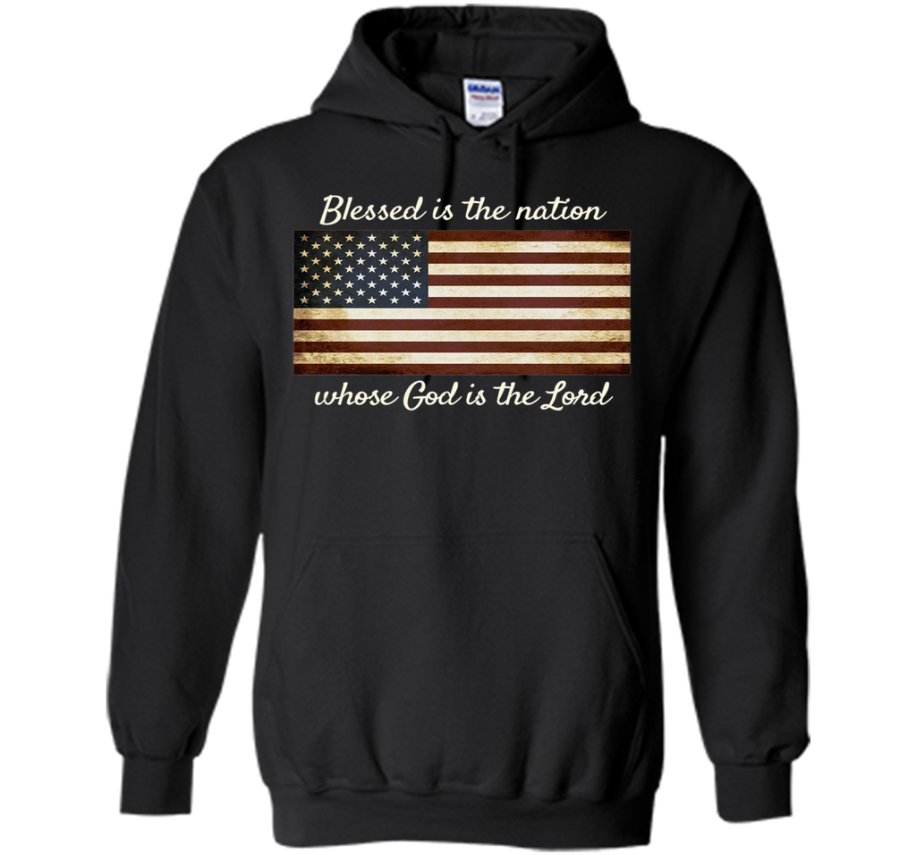 American Flag Blessed The Nation Christian Patriotic Shirt
