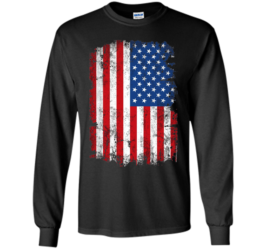 Vintage Patriotic American Flag 4th of July Family T-Shirt