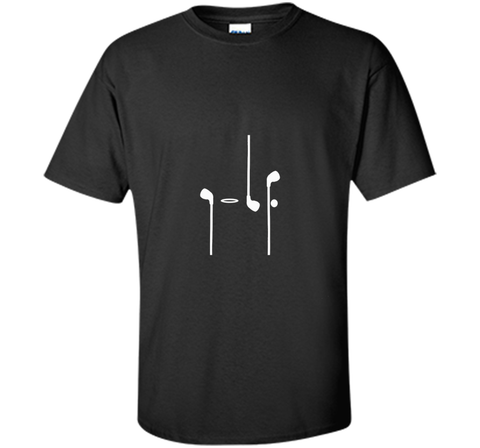 Golf T-Shirt - I Love Golfing - Club Tee-Shirts for Golf Fan