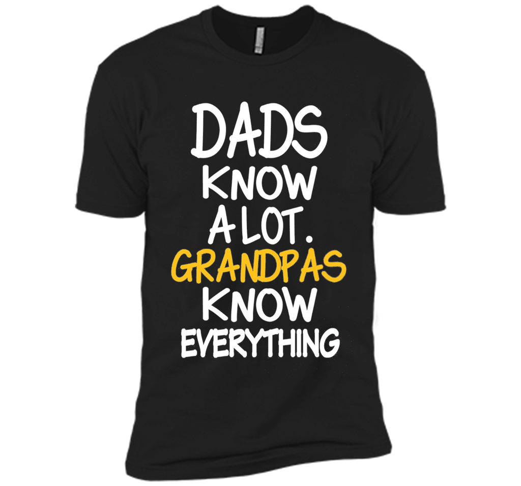 FA Dads Know A Lot Grandpas Know Everything T Shirt
