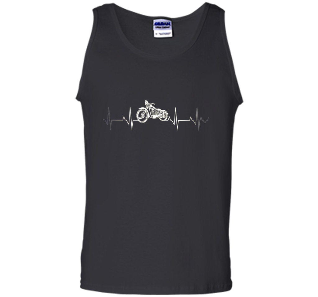 Motorcycle Heartbeat T-Shirt - I love my Motorcycle.