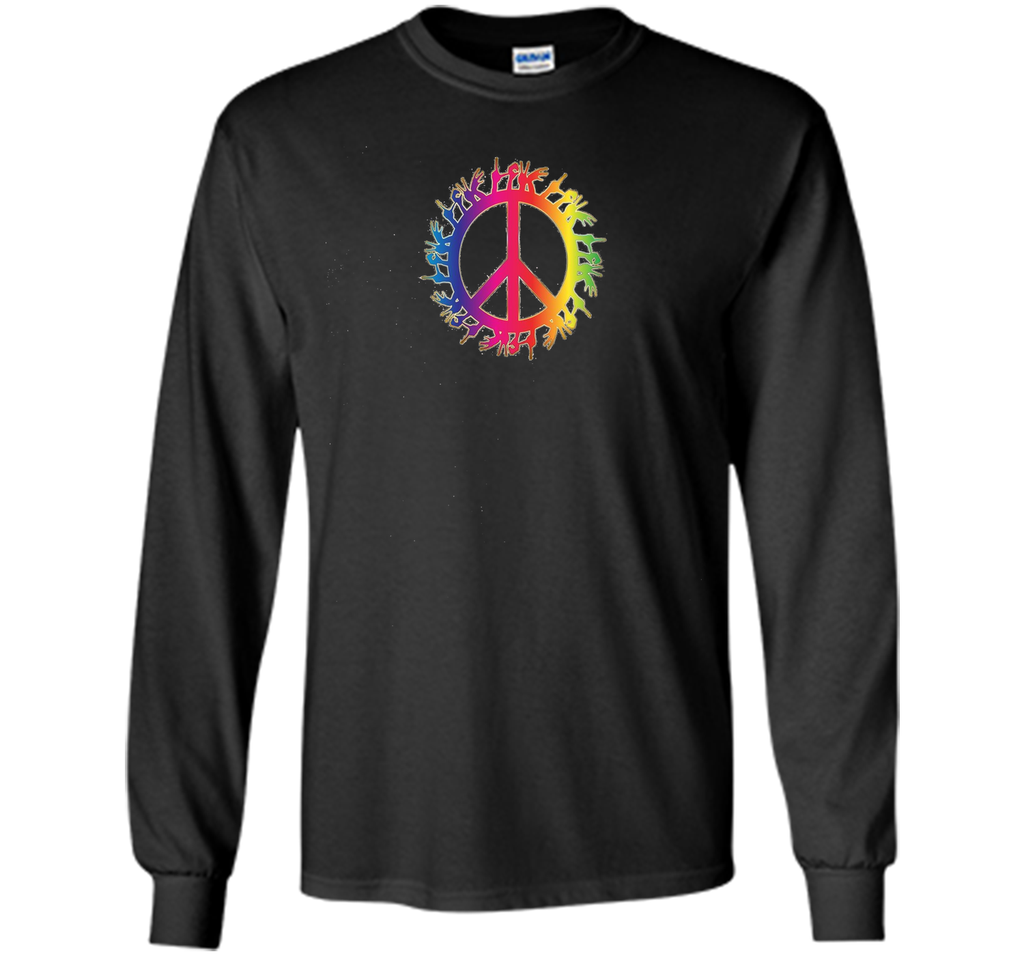 Peace Equality Anti War World Peace Humans Holding Hands T cool shirt