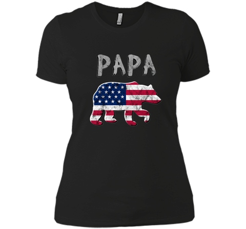 Bear USA Flag Shirt Patriotic Family 4th of July for Men