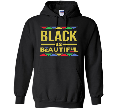 Black is Beautiful African Pattern Black Pride T-Shirt