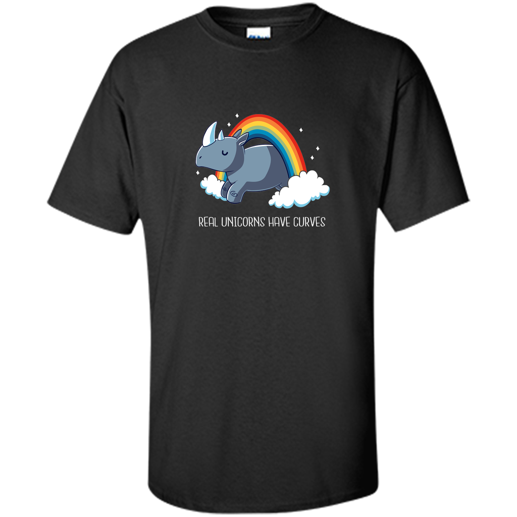 real unicorn have curves-lovely unicorn t shirt