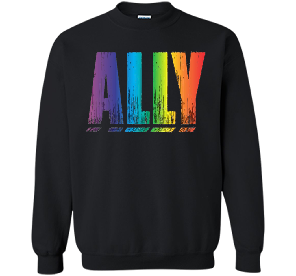 Proud LGBT Ally Rainbow Gay Pride Support T-Shirt