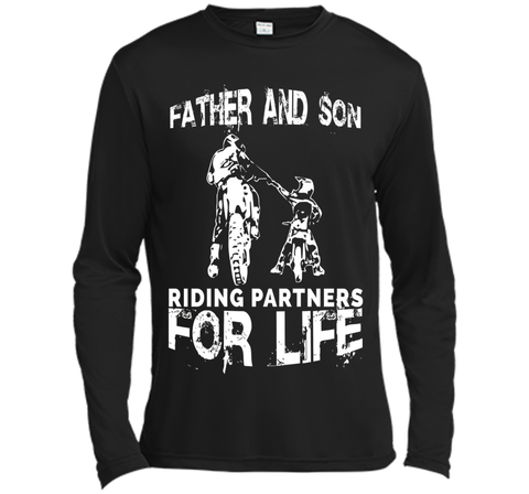 Father And Son Riding Partners For Life T-shirt Dads Sons