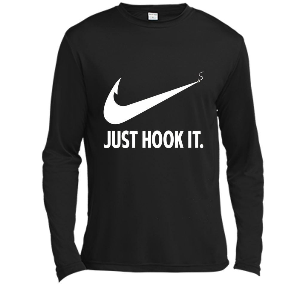 Funny Fisher Love Fishing Quote Gift,  Just Hook It T-Shirt
