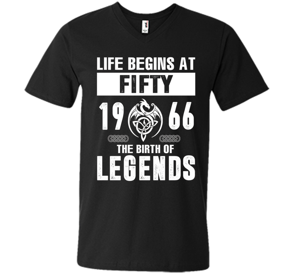 Life Begins At Fifty 1966 The Birth Of Legends T-Shirt