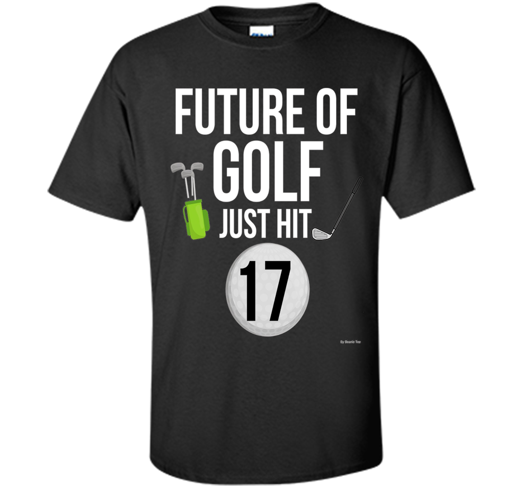 17th Birthday Golf T Shirt 17 Year Old Birthday Gift Tee