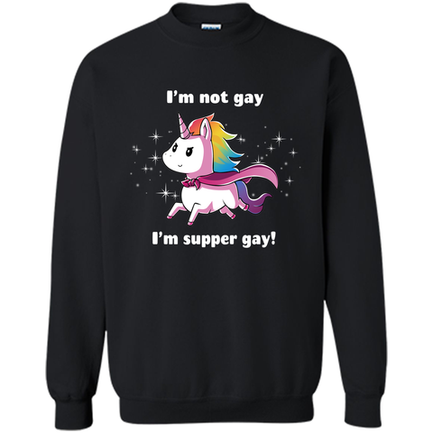 I'm super gay-lovely unicorn tshirt