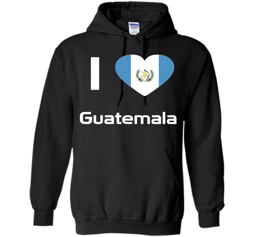 I love Guatemala T Shirt Flag of from Guatemalan tee