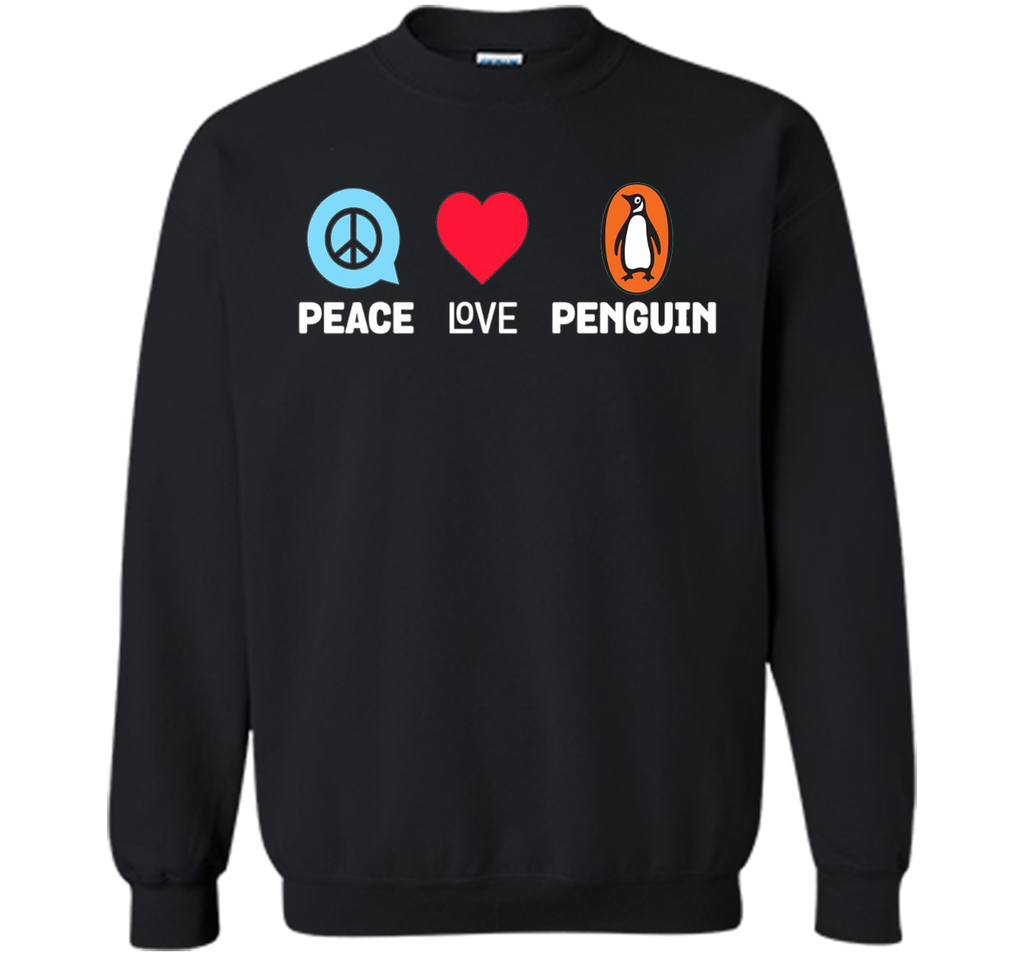 Peace Love Penguins Tee - Funny Penguin Animal Lover T-Shirt