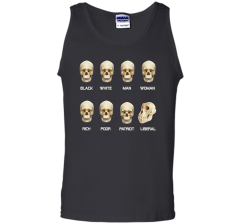 Black White Man Woman Rich Poor Patriot Liberal T-Shirt