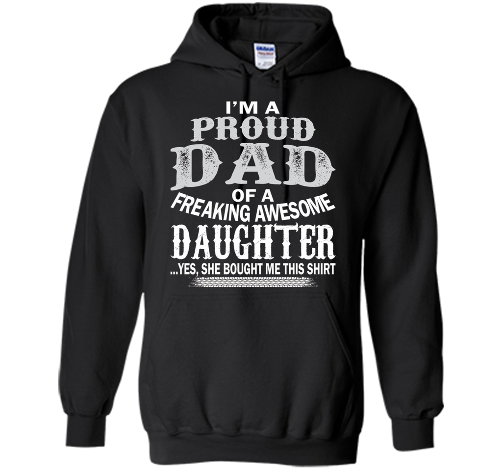 Proud Dad Of A Freaking Awesome Daughter Christmas Tshirt
