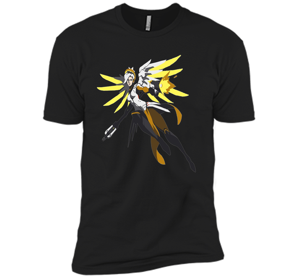 Overwatch Mercy Battle Ready Spray Tee Shirt