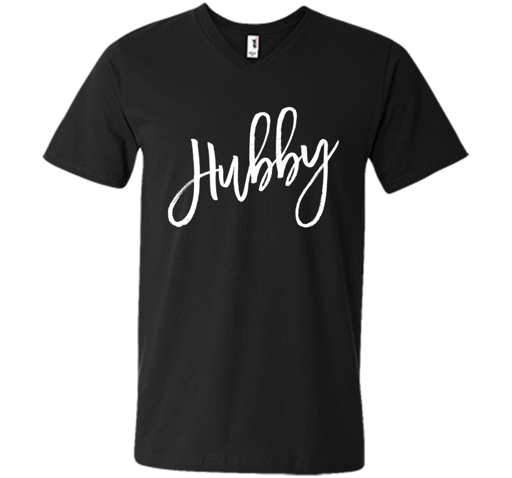 Mens Elegant Bachelor Party Shirt Hubby Black