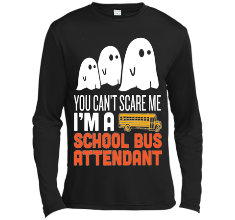 YOU CAN'T SCARE ME - I'M A SCHOOL BUS ATTENDANT HALLOWEEN SHIRT