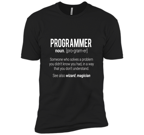 Funny Programmer Meaning T-Shirt - Programmer Noun Defintion