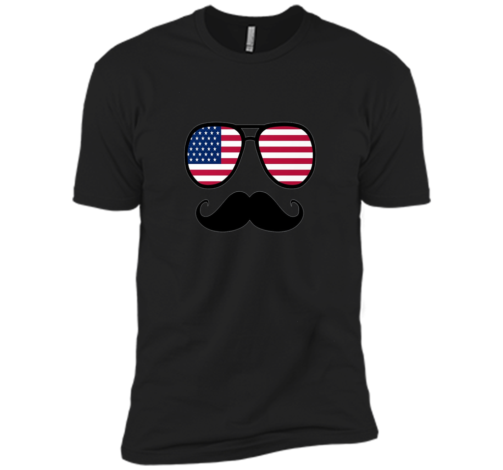 Funny Glasses Flag Shirt 4th of July for Men Women Kids