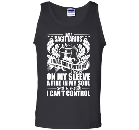 I'm A Sagittarius Woman With My Heart On My Sleeve T-shirt