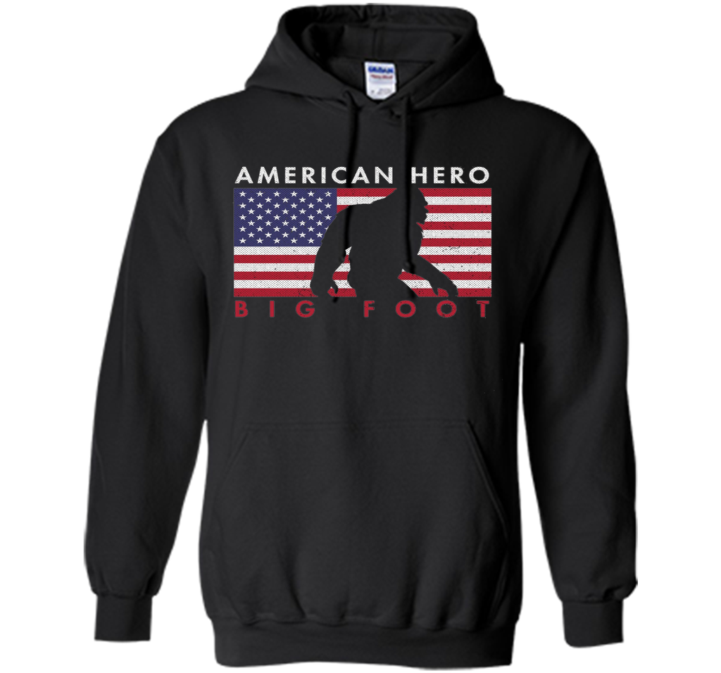 Distressed Style 4th of July American Sasquatch Tshirt