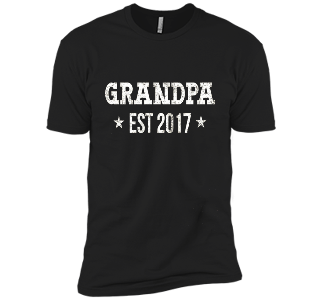New First Time Grandpa Shirt Funny Dad Fathers Day Gift