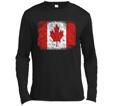 Worn Out Canada Flag T-shirt for Canada Day