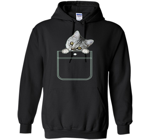 Adorable Cat Shirt, Kitty in My Pocket Tee by Zany Brainy