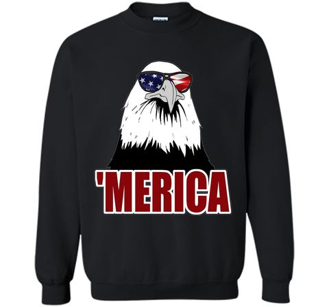 'Merica Patriotic Bald Eagle Graphic T-Shirt