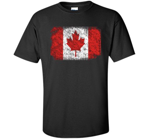 Worn Out Canada Flag T-shirt for Canada Day