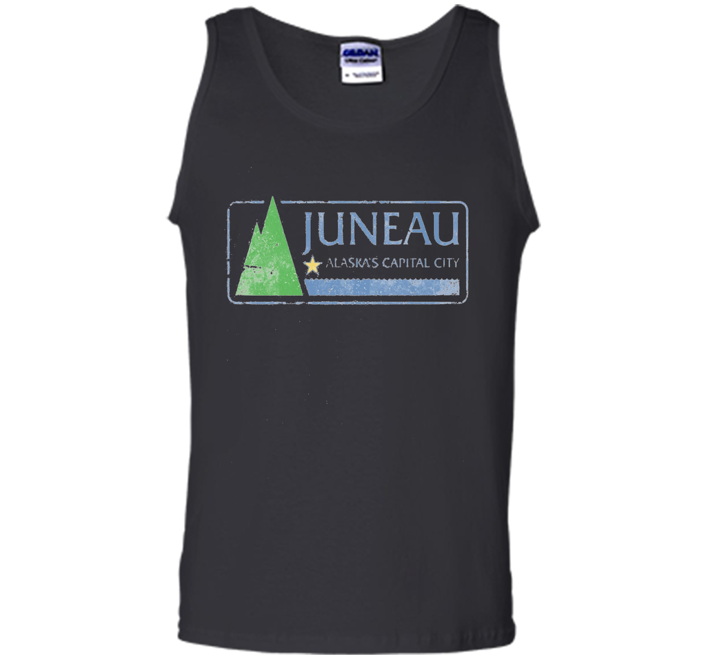 City Flag of Juneau Alaska Travel T Shirt