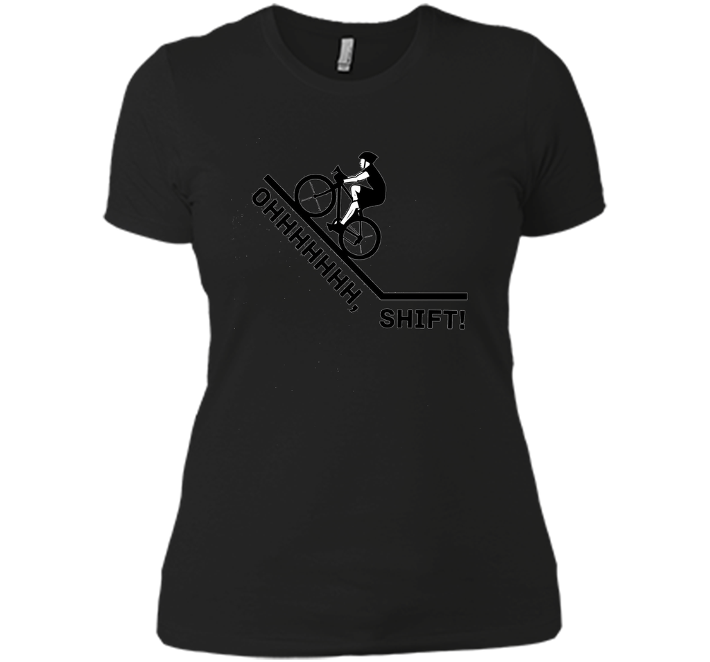Oh Shift Bicycle Bike Rider Funny T-Shirt