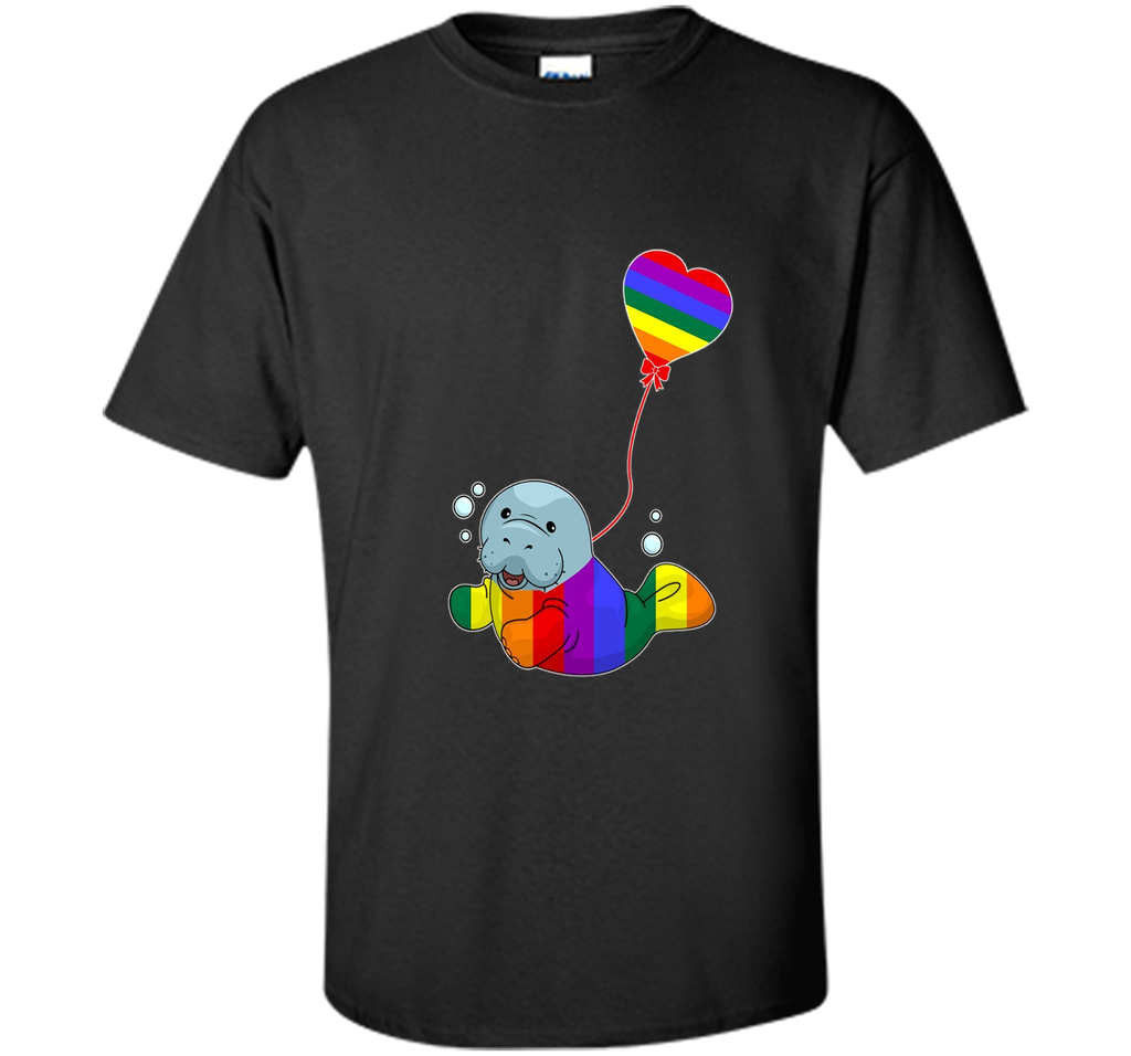 Manatee LGBTQ 2017 Rainbow Gay Lesbian Pride Tshirt