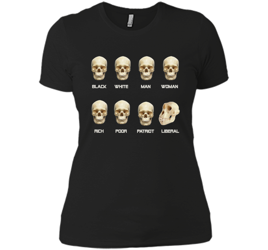 Black White Man Woman Rich Poor Patriot Liberal T-Shirt