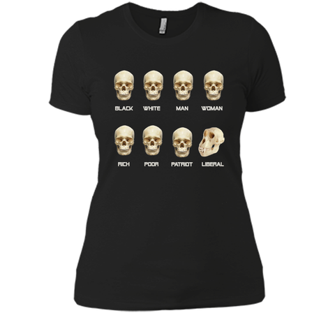 Black White Man Woman Rich Poor Patriot Liberal T-Shirt