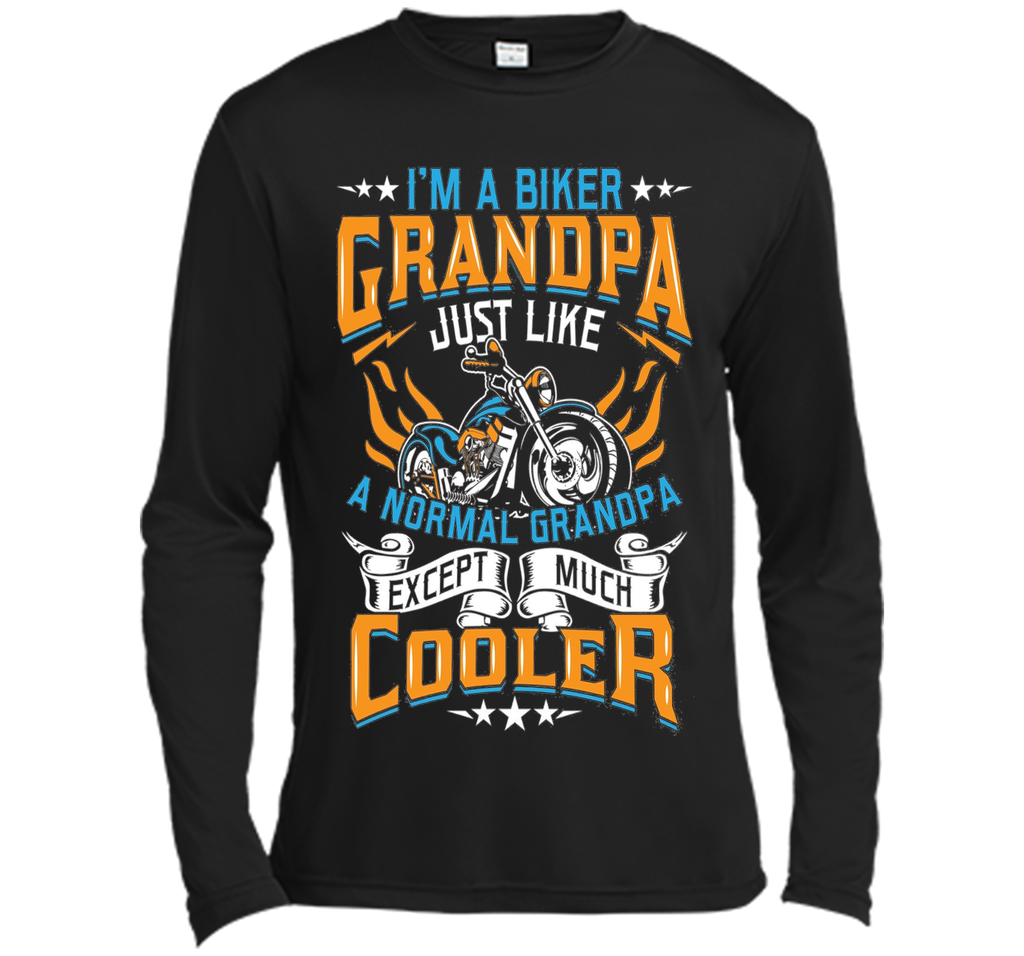 Men's Biker Grandpa Normal Except Much Cooler - Motorcyle T-Shirt