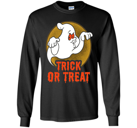 Funny Halloween Trick-or-Treat T-Shirt Ghost Tee cool shirt