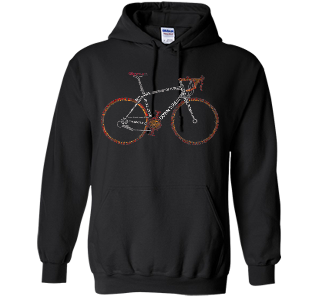 Bicycle Amazing anatomy tshirt - cool tshirt for cyclist