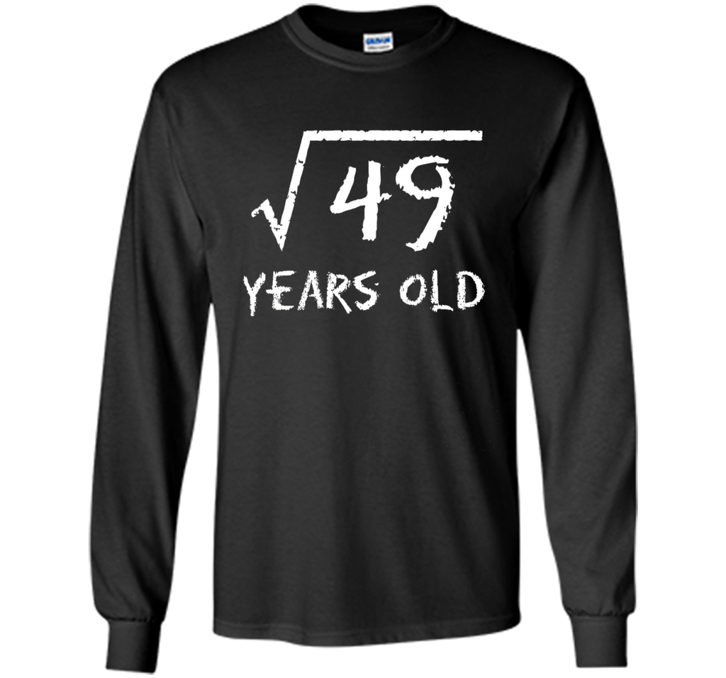 Square Root of 49: 7th Birthday 7 Years Old T-Shirt