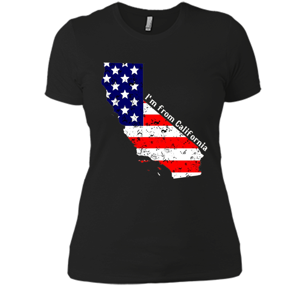 Proud of California USA flag Independence day Tshirt