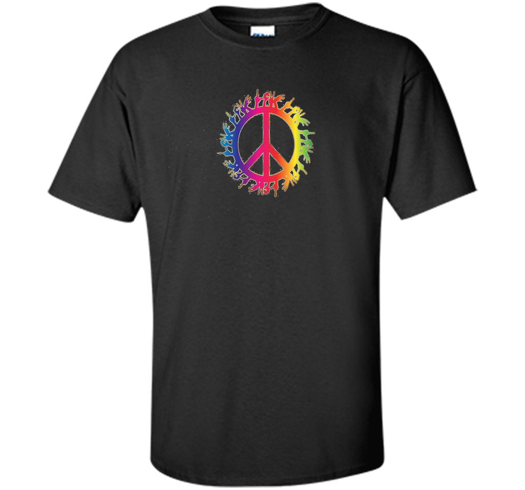 Peace Equality Anti War World Peace Humans Holding Hands T cool shirt