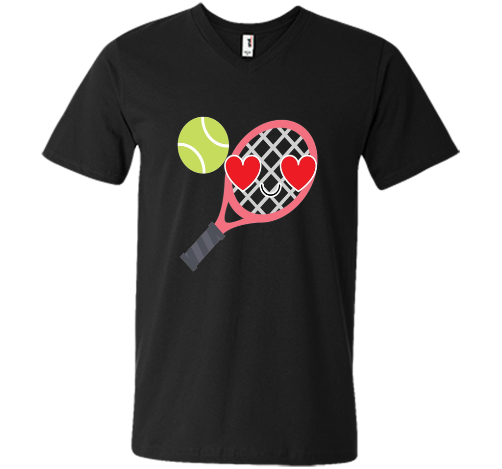 Tennis Emoji Heart Eye Shirt Soft Serve T-Shirt Tee