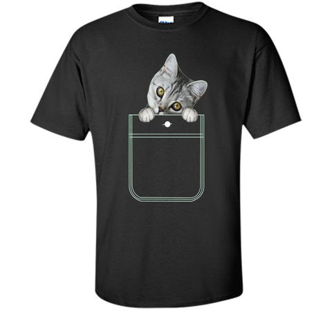 Adorable Cat Shirt, Kitty in My Pocket Tee by Zany Brainy